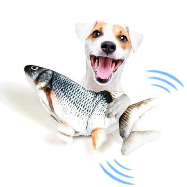 Zappel Fisch 1 zappel fisch interaktives hundespielzeug