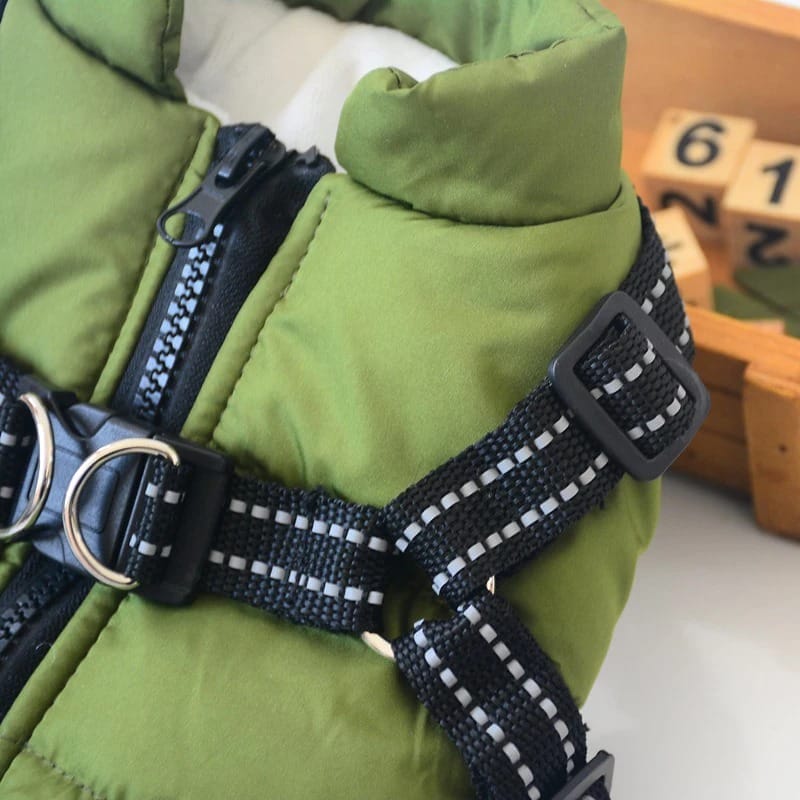 Wasserdichter Hundemantel–Wintermantel Beschreibung 1 Wasserdichter Hundemantel–Wintermantel Beschreibung 1